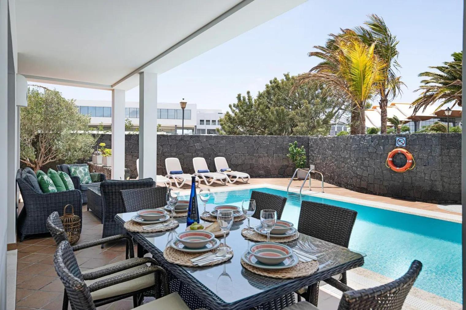 Villas Mamma Mia Pool Heat Private & Jacuzzi Playa Blanca  Kültér fotó